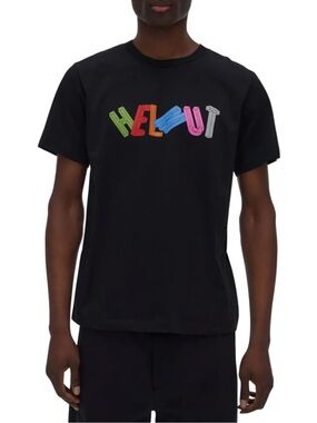 Helmut Lang Men's 3D-Logo Jersey T-Shirt